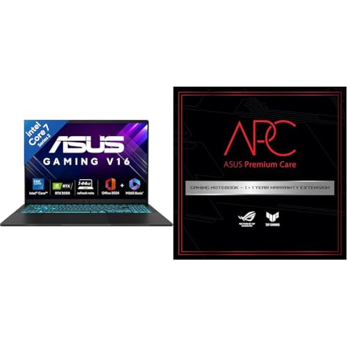 Image of ASUS Gaming V16 (2025), 14th Gen,Intel Core 7 240H Gaming Laptop(RTX 5050-8GB /16GB RAM /512GB SSD /FHD+ /16 inch /144Hz /Backlit Keyboard /Windows 11ASUS 1 Year Brand Warranty Extension