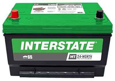 Interstate Batteries Group 65 Car Battery Replacement (MT-65) 12V, 675 CCA, 24 Month Warranty, Replacement Automotive Battery for Cars, Trucks, SUVs, Cargo Vans