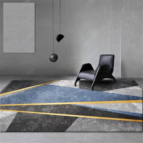 Tapis de bureau enfant au design géométrique pour chambre garçon moderne