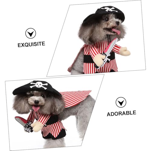 Disfraz divertido para perro Abaodam Halloween Navidad miniatura 6