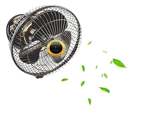 Image of STARVIN Wall Mounted Fan High Speed Wall Fan for Home & Kitchen Compact Size,Adjustable Tilt,Low Noise Small Wall Fan for Office, Shop & Utility Area - EVTS (DELUXE 12 inch CABIN BLACK, 12 Inch DX)