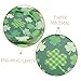 STOBOK 20pcs Shamrock Paper Plates for Patrick's Day Party Disposable Tableware Lightweight Multi-use Dishes for Family Gatherings Spring Celebrations