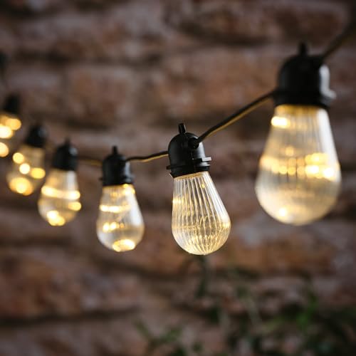 Guirlande lumineuse à ampoules blanc chaud pour éclairer sans prise