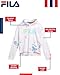 Fila Girls Hoodies - Cozy Soft Cotton Blend Tie Dye Pullover Graphic Hoodies for Girls - Casual Fashion Kids Sweatshirts, Size 7-8, Tie Dye