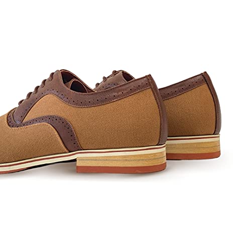 Image of Ferro Aldo Men's Classic Cap Toe Oxford Dress Shoe Collection | Perfect for Formal, Business, and Wedding Attire