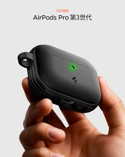 Spigen AirPods Pro 3 ケース ヴォールト ACS09826 (マット・ブラック) の商品画像 1