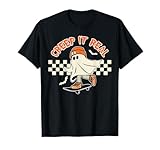 Photo Gallery creep it real halloween ghost skateboard divertente spettrale maglietta Photo Gallery creep it real halloween ghost skateboard divertente spettrale maglietta