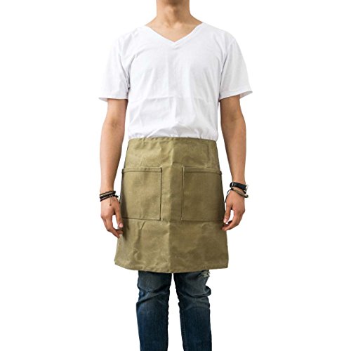 Image of Hide & Drink Durable Water Resistant Waxed Canvas Utility Waist Apron Handmade