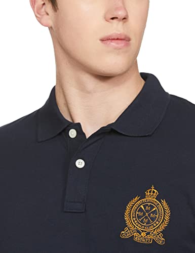 Image of Max Men Cotton Number Sleeve Slim Fit Polo
