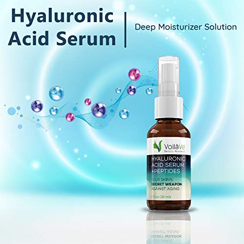 Pure Hyaluronic Acid Serum Face Moisturizer, Breakthrough Formula with