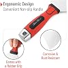 Bates- Putty Knife Set, 4 Pack, Stainless Steel, 4 5 6 & 10 in 1 Multi Purpose Painters Tool, Soft Grip Handle, Hammer End, Spackle Knife, Metal Paint Scraper Tool, Wall Scraper