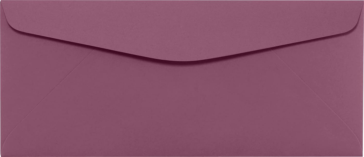 LUXPaper #10 Commercial Flap Business Envelopes | 4 1/8" x 9 1/2" | Seafoam Blue | 80lb. Text | 250 Qty