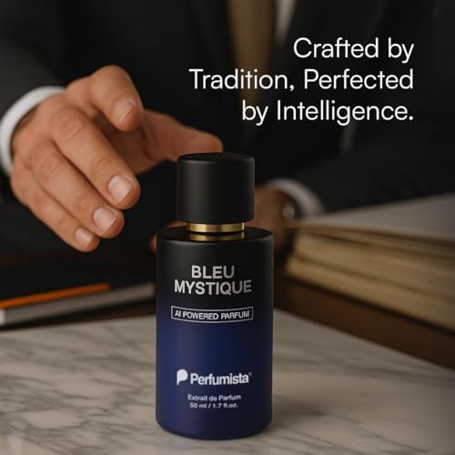 Image of Bleu Mystique Extrait de Parfum for Men | Long-Lasting Fresh & Woody Perfume - 50ML (Pack of 1) | Premium Extrait de Parfum with Citrus, Woods & Musk | Strong Masculine Perfume for Men & Women