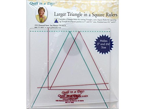 Quilt in a Day - Larger Triangle in a Square Rulers