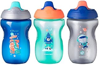 Tommee Tippee Non-Spill Toddler Sippee Cup, 9+ Months, 10 Oz, 3 Count, Boy