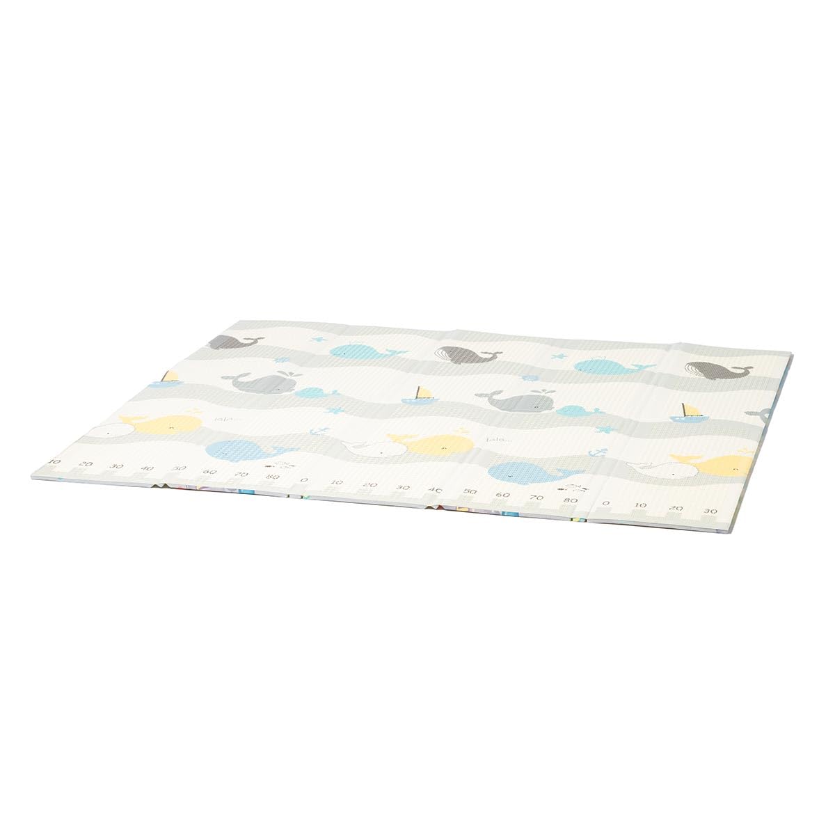 ATAA Alfombra de Juegos Grosor 1.5cm Reversible Colchoneta Infantil Plegable. Colchoneta de Juegos Plegable, 180X200cm, Alfombra de Doble Cara, Impermeable, No tóxico, Color: (Oceano)