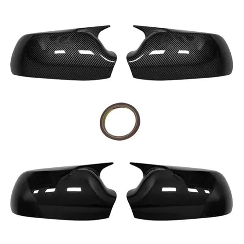 Coques de rétroviseurs Mazda 3 2003-2009 de qualité supérieure noir laqué - 4