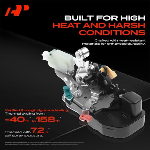 Image of A-Premium Front Left Driver Side Door Lock Actuator | Compatible with Chrysler PT Cruiser 2005-2008 Convertible