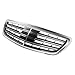 S Class Grill Front Grille Compatible with Mercedes Benz with Camera Hole W222 S550 S560 S500 2014-2020 Silver