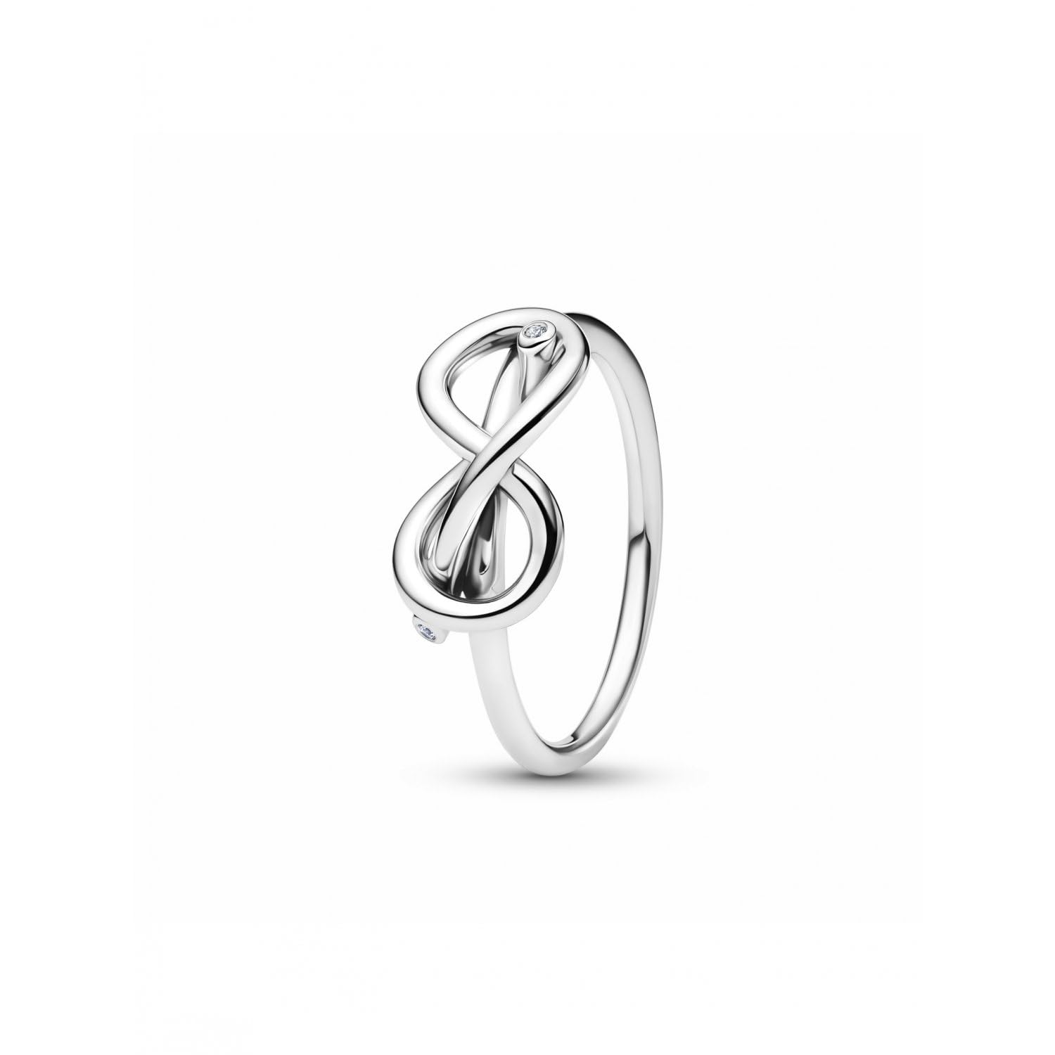 PANDORA Anello da donna in argento con nodo dell'infinito 193759C01