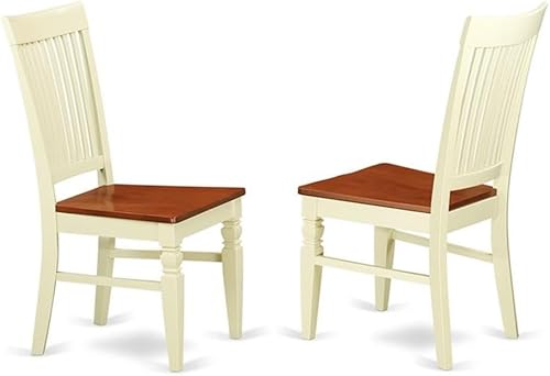 Miniatura 4 de East West Furniture NOWE5-BMK-W - Juego de mesa de comedor de 5 piezas para 4 personas, incluye una mesa de cocina rectangular con hojas de mariposa