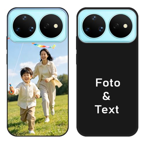YonderYM Case Compatible with Huawei Nova 16 Ultra, Custom Photo Text Name Customized Personalized Gift Cover Black TPU