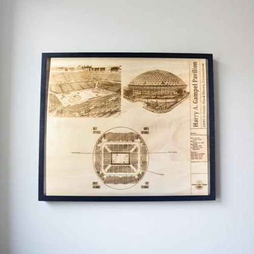 Harry A. Gampel Pavilion Architectural Blueprint Art, Vintage Stadium Seating