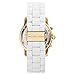 Michael Kors MK5145 Women's Two Tone Stainless Steel Quartz Chronograph White Dial Watch