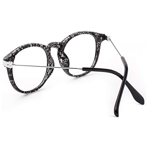 Image of GQUEEN Fake Non Prescription Glasses Clear Lens for Women Men Oversized Frame UV400 Protection, 201581
