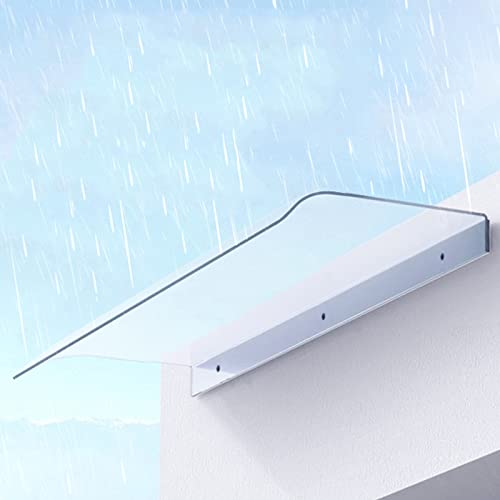 Auvent extérieur en polycarbonate avec protection contre les UV et la neige