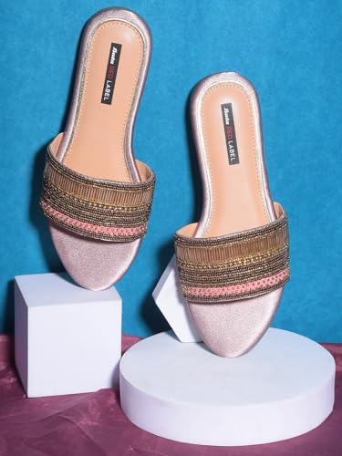 Image of Bata Marie Claire LYNN FLATS E 23 Women Mule Slipper In BROWN