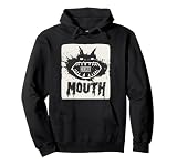 Bonito disfraz de boca de monstruo Sudadera con Capucha