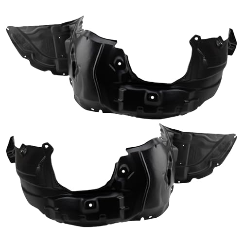 Image of TRQ Front Inner Fender Liner Set Compatible with 2010-2013 Mazda 3 MA1248140 MA1249140