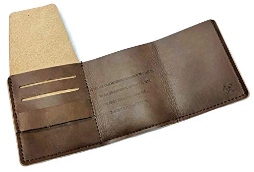 costumebase WALTER MITTY WALLET secret life Genuine Leather Handmade Brown4