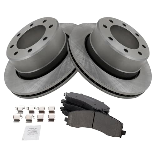 Image of TRQ Brake Pad & Rotor Kit Ceramic Compatible with 2019-2022 Ram 2500 3500