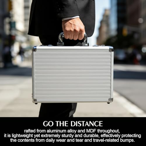 BAGAKE Aluminum Locking Briefcase