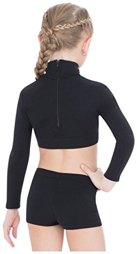 Capezio Girls' Turtleneck Long Sleeve Top2