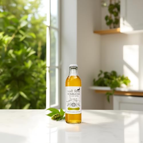 Image of KAALI BILLI Kombucha Hops, Pack of 4 | Fermented Tea, All Natural, Gut Healthy Drink | 4 x 250ml | Vegan, Preservative free, Low calorie, Low sugar