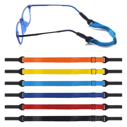 TRKETK Correa Elástica de Retención para Gafas, Cordón Ajustable Antideslizante Universal para Gafas Deportivas, Niños y Adultos
