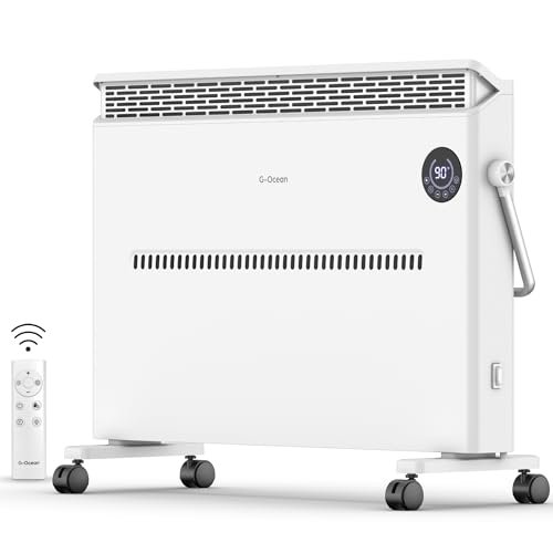 GOcean Space Heater for Indoor Use, Convection Panel Heater 1500W Quiet Heating for Large Room