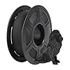 Matt PLA Filament 1.75mm, PRINSFIL Filament 1.75 PLA, Filament-3D-Druckmaterialien, 1 kg 1 Spool, Matt Schwarz