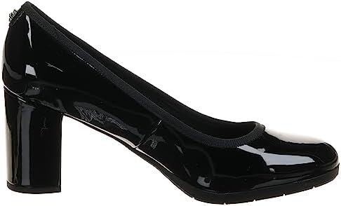 Anne Klein Women’s Castana Comfortable Block Heeled Pump, Black, 8 | Image 2