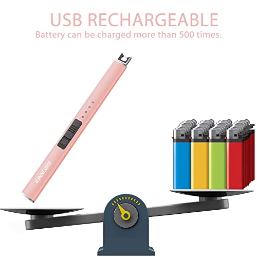 image for RAYONNER Lighter Electric Candle Lighters Rechargeable USB Lighter Arc