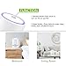 JINPUS Air Purifier Small Portable Air Cleaner for Bedroom with HEPA Filter, Upgraded Low Noise Home Air Purifiers GL-2103 (Powered by 4.9ft USB Cable, No Adapter)