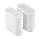 ASUS ExpertWiFi EBM68 2er Set Tri-Band WiFi 6 Mesh WiFi System (bis zu 5 SSIDs, benutzerdefiniertes Gästeportal, 2,5 Gbit/s Port, Netzwerksicherheit auf Enterprise-Niveau, einfache Verwaltungs-App)