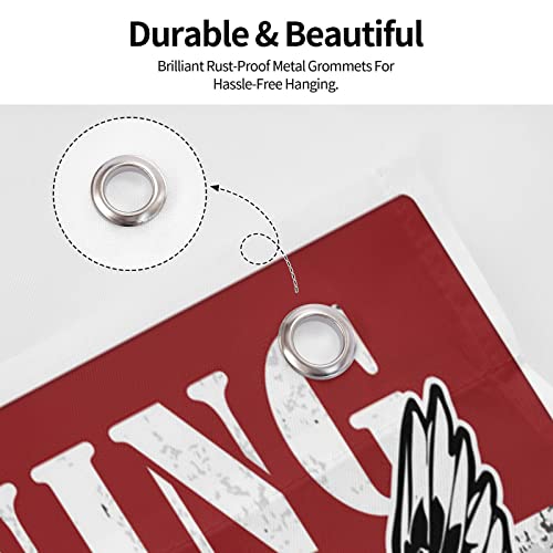Drapeaux graphiques pour chambre d'étudiant et décoration de jardin festif