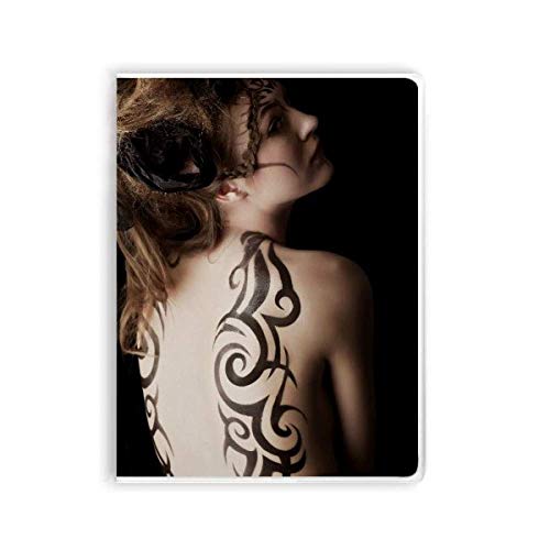 Cahier Tattoo Brunette carnet intime cadeau pour passionnés d'art