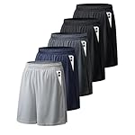 BALENNZ Athletic Shorts for Men with Pockets and Elastic Waistband Quick Dry Activewear