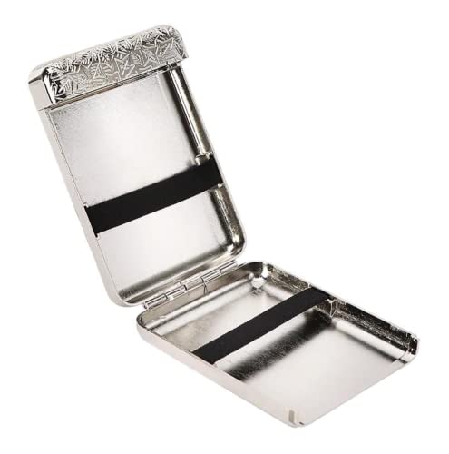 Image of Peaky Blinders Cigarette Case Retro Metal Portable 16 Cigarettes Box - Silver