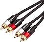 Amazon Basics 2-Male to 2-Male RCA Audio Stereo Subwoofer Cable - 15 Feet